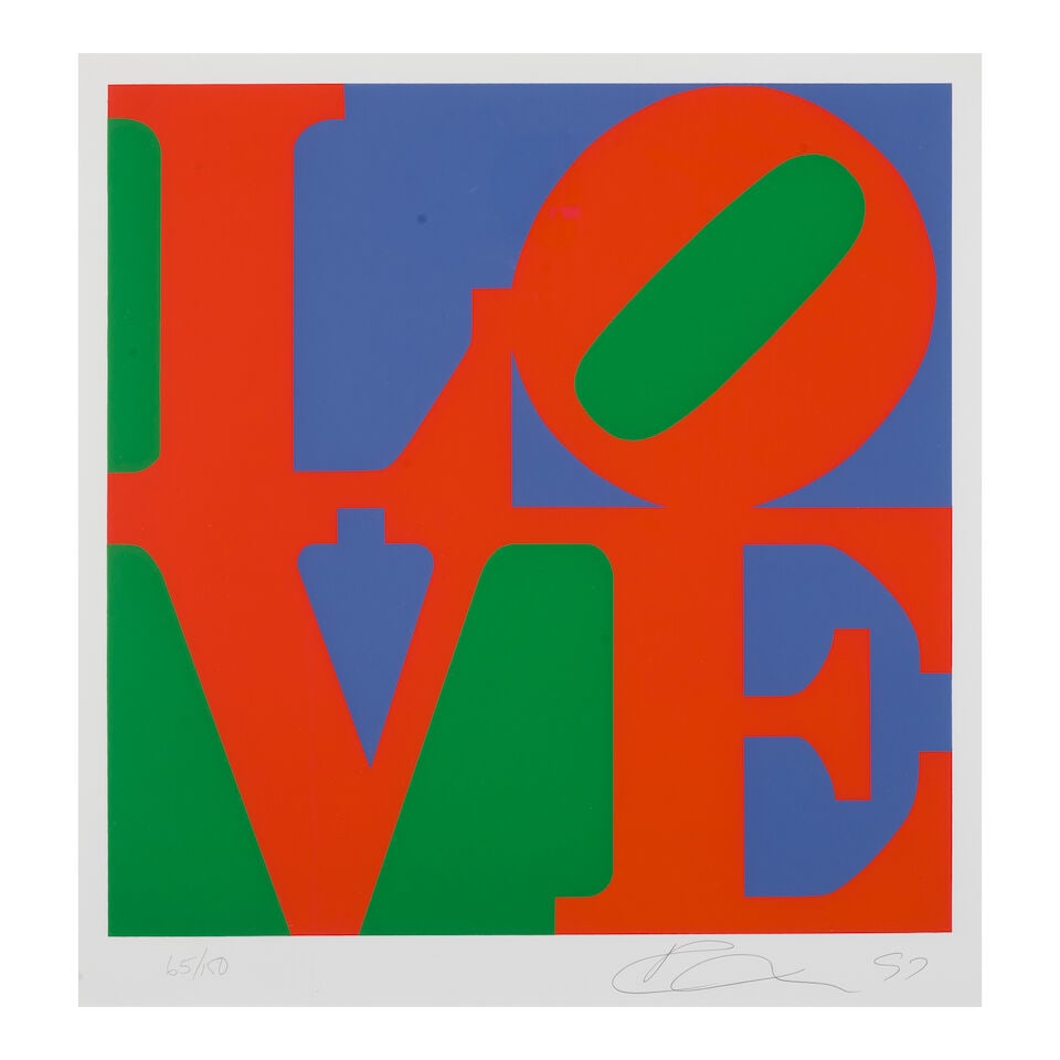 Robert Indiana (1928-2018); Love; (1 of 3)