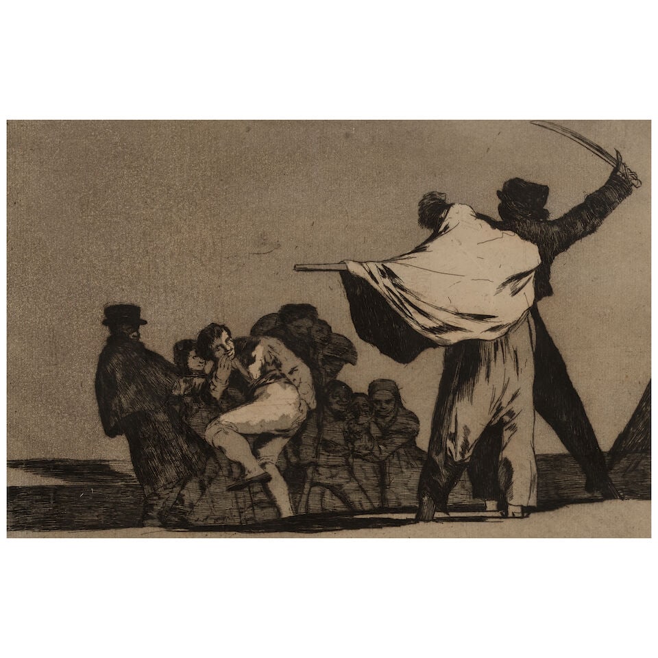 Francisco José de Goya y Lucientes (1746-1828); Two plates, from Los Proverbios; - 5