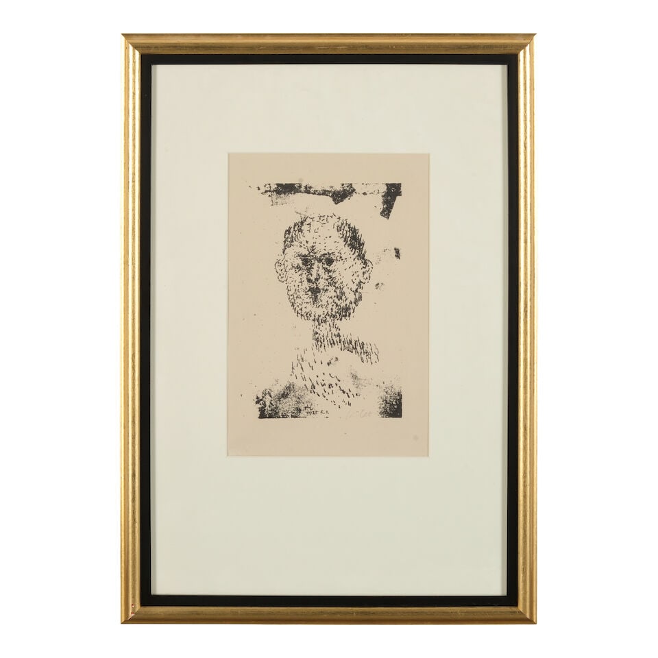 Paul Klee (1879-1940); Kopf (Bärtiger Mann); - 2
