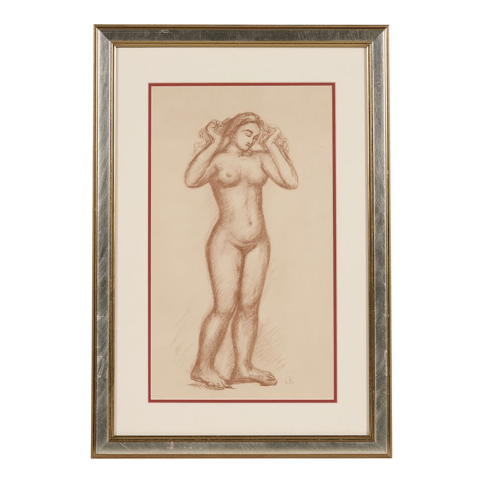 Aristide Maillol (1861-1944); Two Nude Studies, from L'art d'aimer d'Ovide; - 3