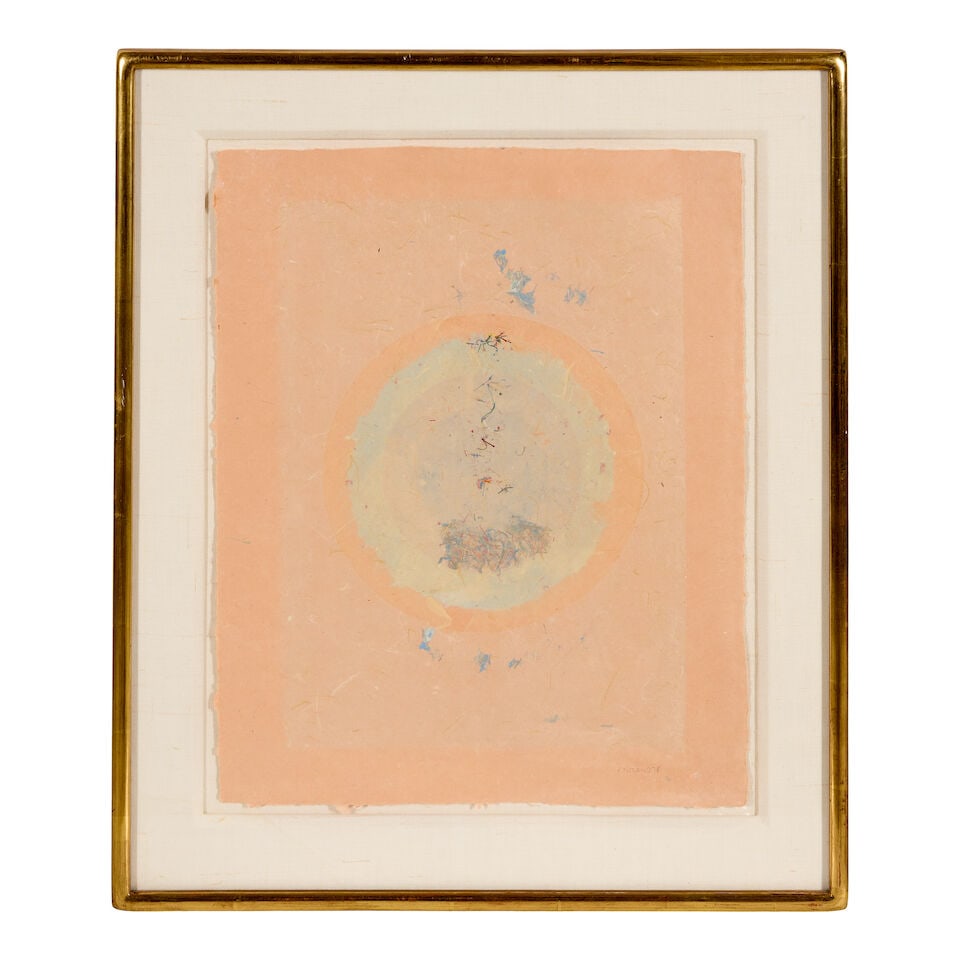 Kenneth Noland (1924-2010); Handmade Paper Project, Circle Series I; - 2