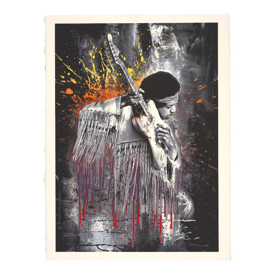 Mr. Brainwash (born 1966); Jimi Hendrix (Blue); Jimi Hendrix (Gradient); - 2