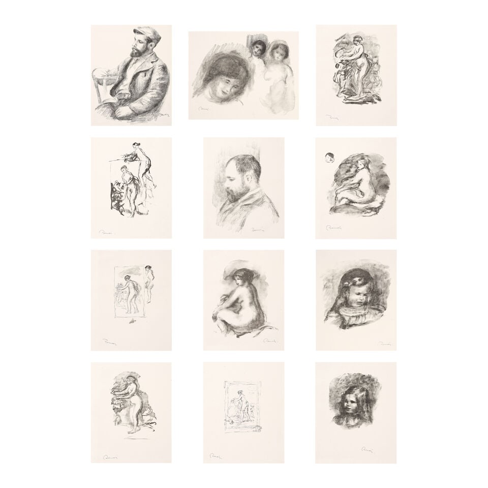 Pierre-Auguste Renoir (1841-1919); L'Album des Douze lithographies originales de Pierre-Auguste ... (1 of 12)