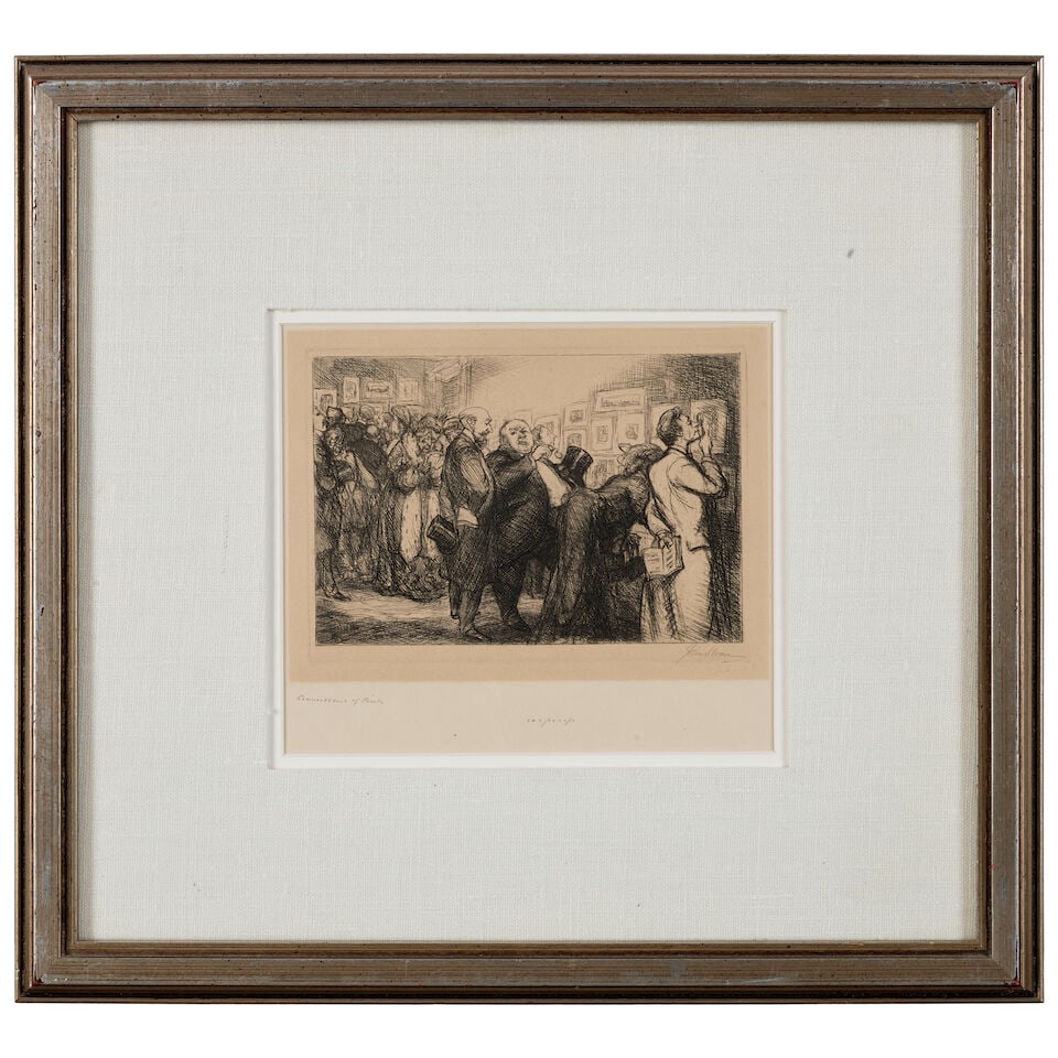 John Sloan (1871-1951); Connoisseurs of Prints, from New York City Life; Copyist at the Metropol... - 2
