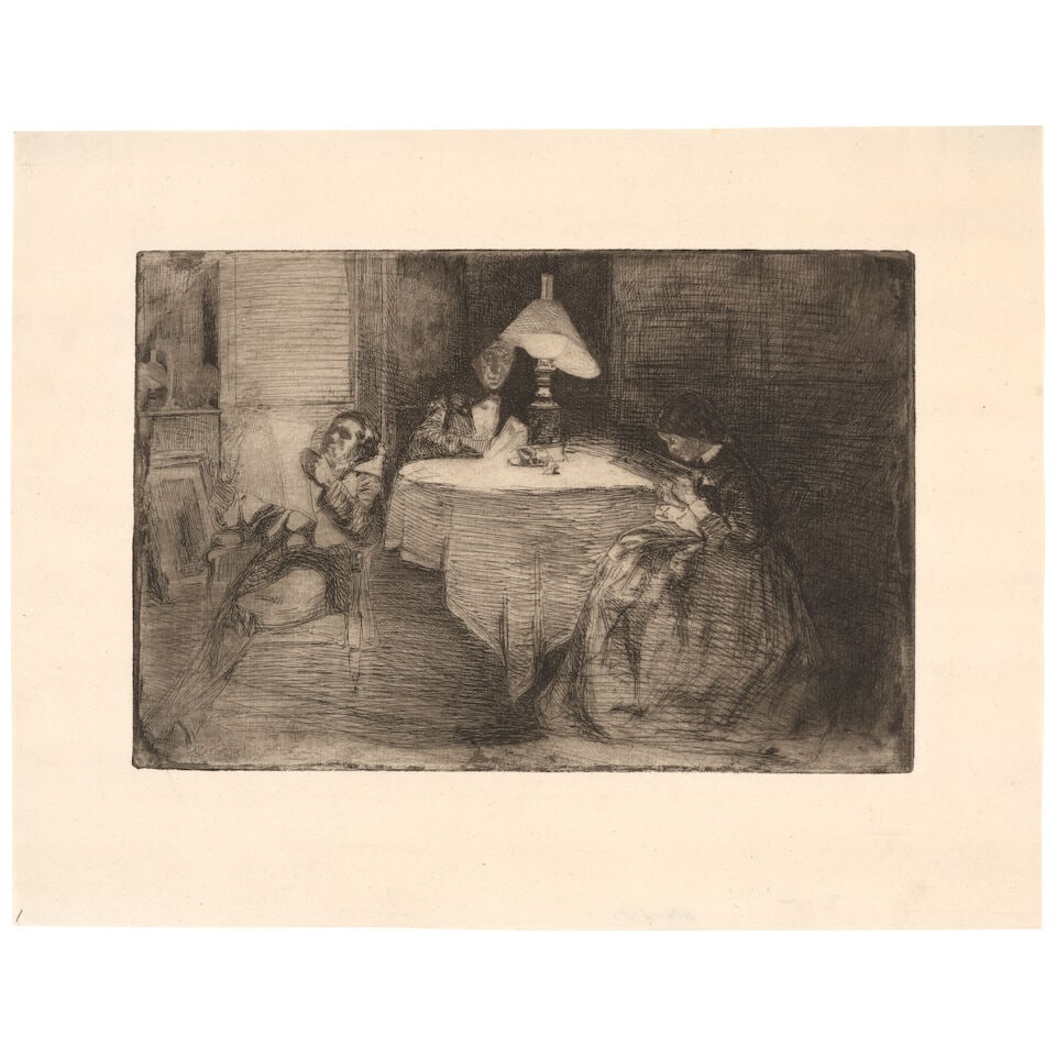 James Abbott McNeill Whistler (1834-1903); The Music Room; (1 of 1)