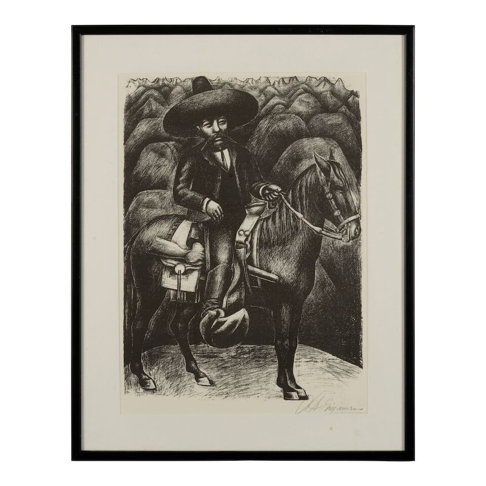 David Alfaro Siqueiros (1896-1974); Zapata; - 2
