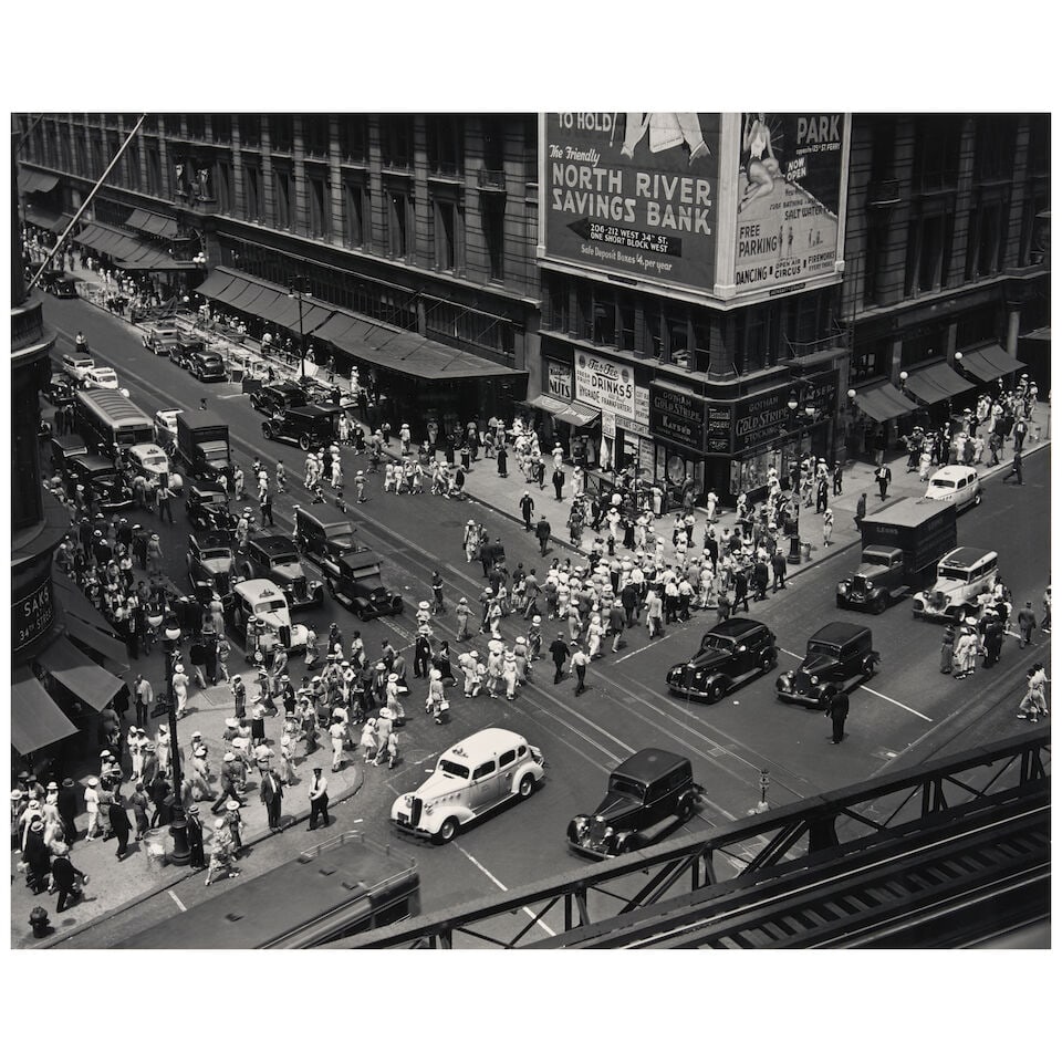 Berenice Abbott (1898-1991); Herald Square, 34th Street and Broadway; (1 of 4)