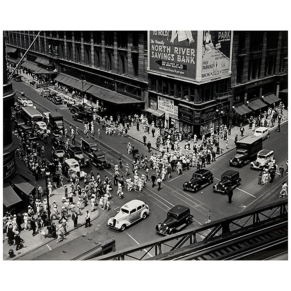 Berenice Abbott (1898-1991); Herald Square, 34th Street and Broadway; - 4