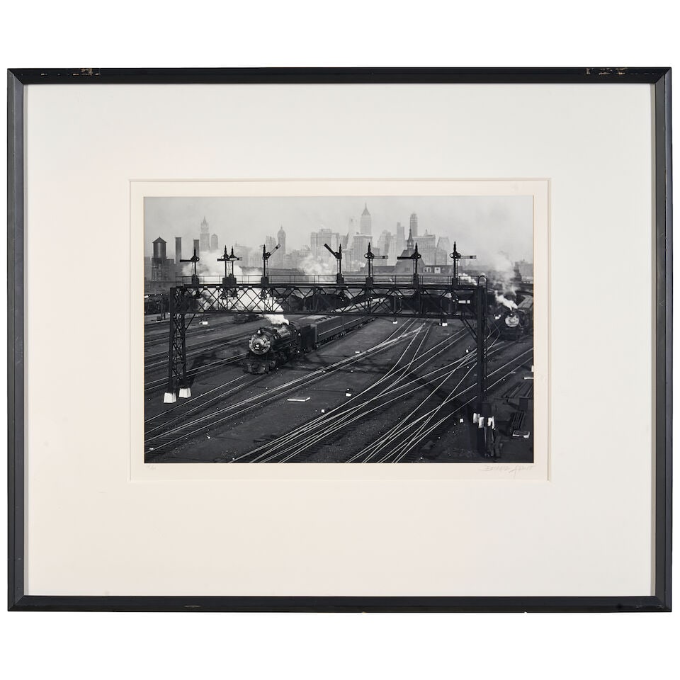 Berenice Abbott (1898-1991); Hoboken Railroad Yards Looking Towards Manhattan, New Jersey (from ... - 2