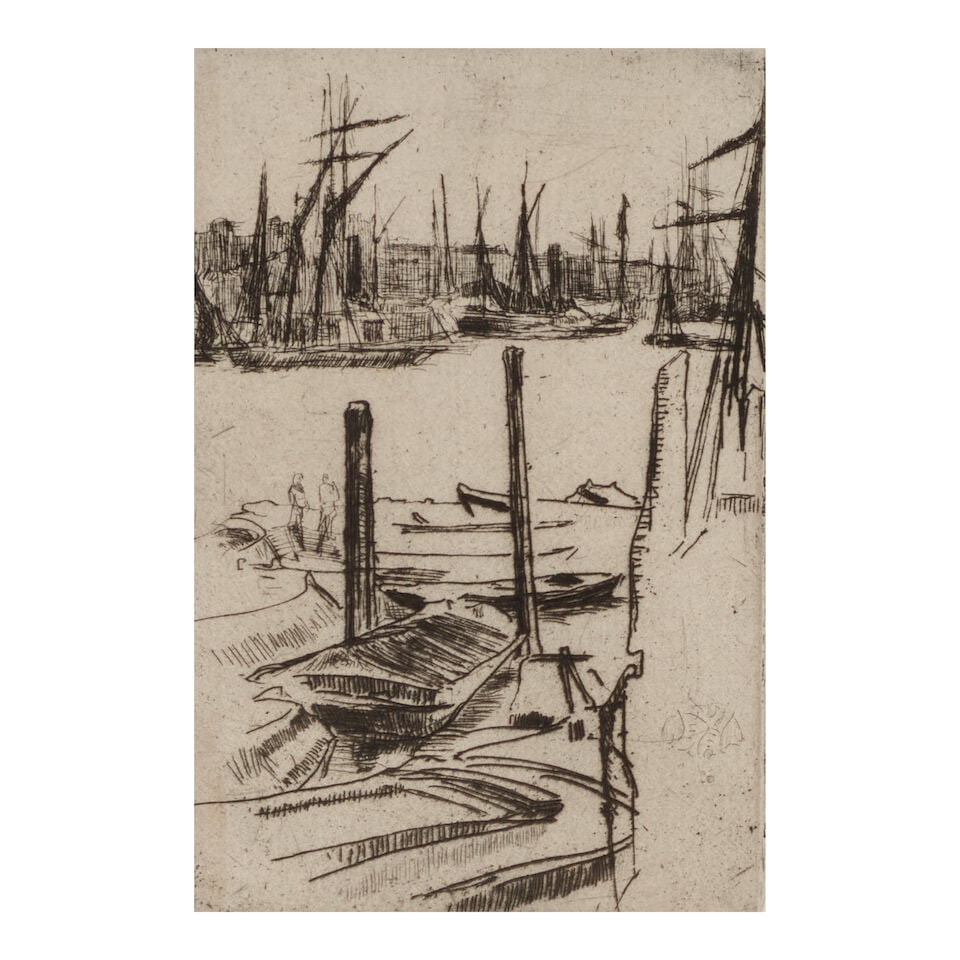 James Abbott McNeill Whistler (1834-1903); A Group of 4 Prints; - 5