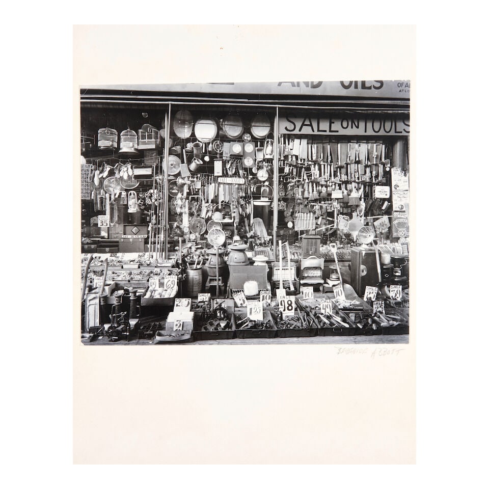 Berenice Abbott (1898-1991); Hardware Store, 316-318 Bowery, Manhattan; - 2
