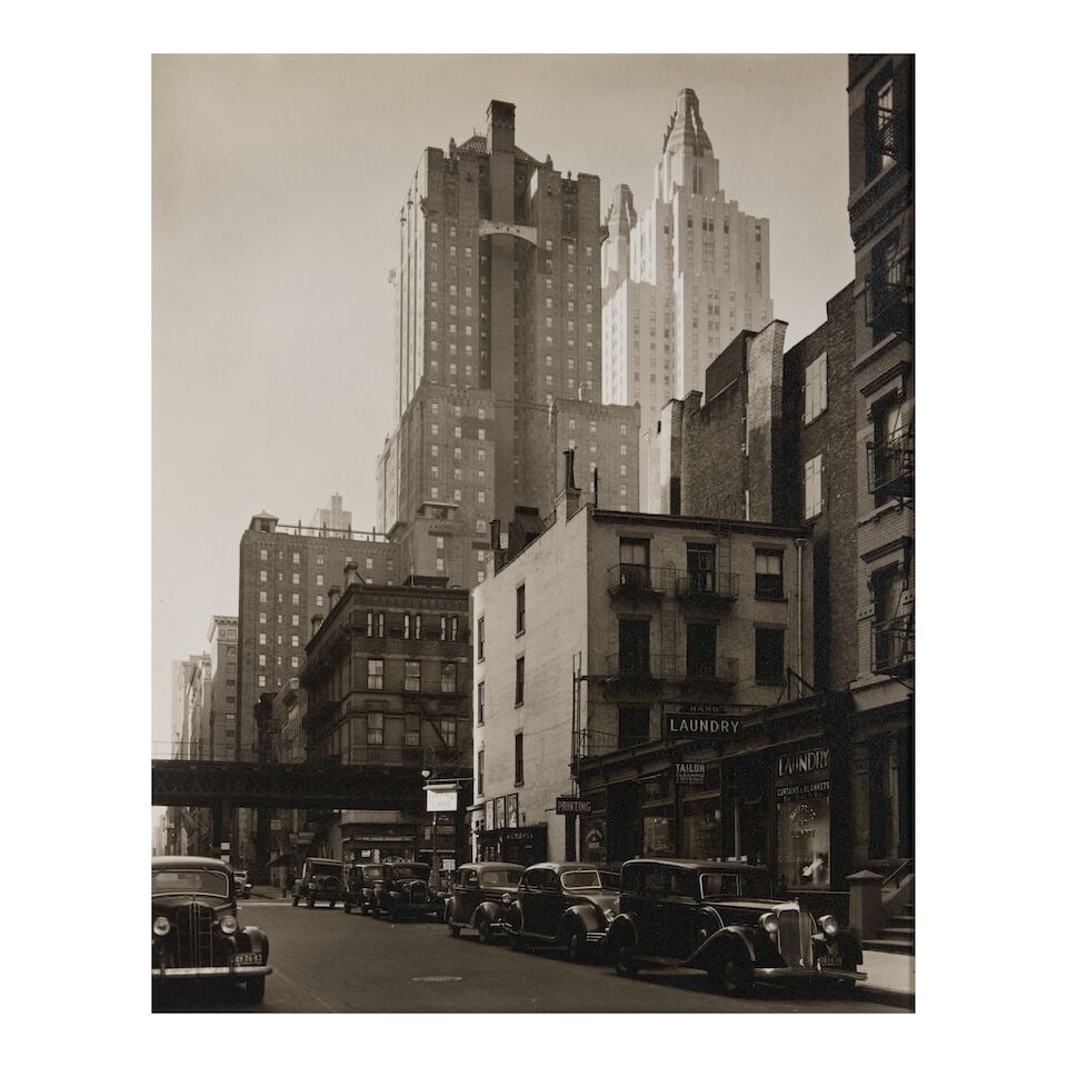 Berenice Abbott (1898-1991); Forty Eighth Street, Looking North Between 2nd and 3rd Avenues; (1 of 3)