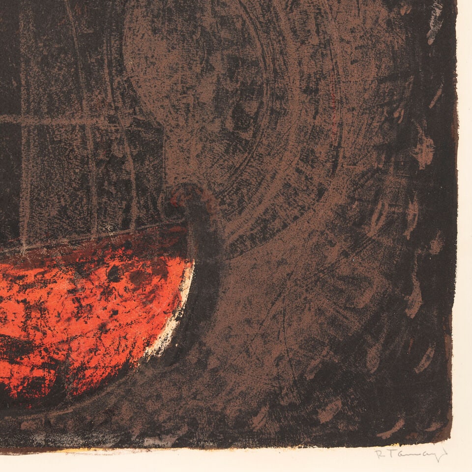 Rufino Tamayo (1899-1991); Mujer con Sandia; - 3