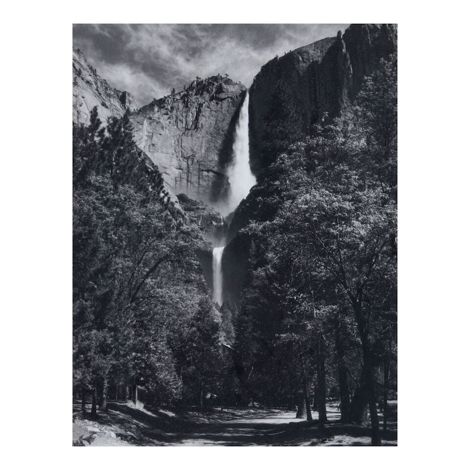 Ansel Adams (1902-1984); Yosemite Falls, Yosemite National Park, California; (1 of 2)