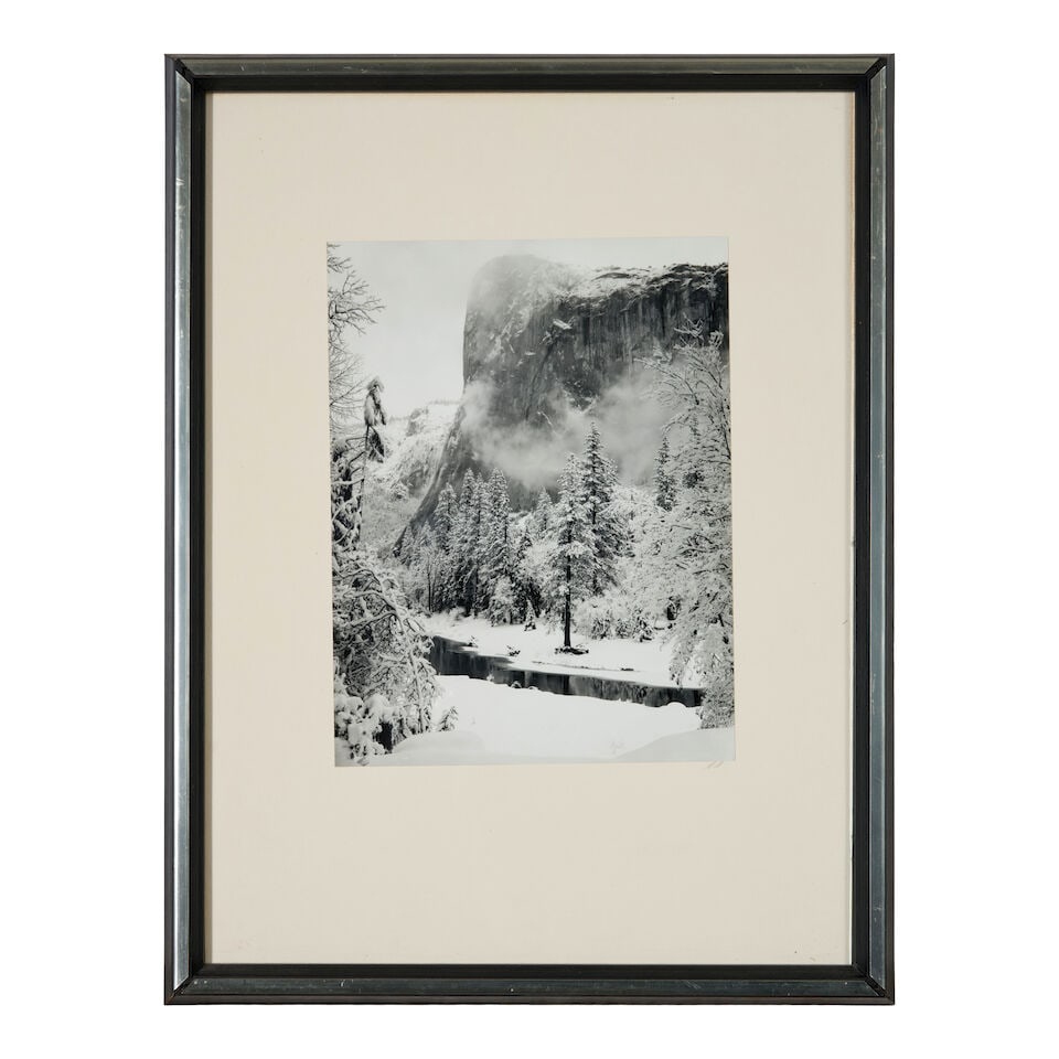 Ansel Adams (1902-1984); El Capitan, Winter, Yosemite National Park, California; - 2