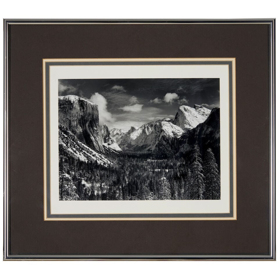 Ansel Adams (1902-1984); Yosemite Valley from Inspiration Point, Winter, Yosemite National Park,... - 2
