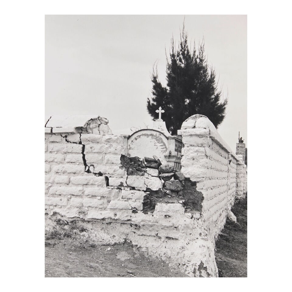Manuel Alvarez Bravo (1902-2002); Selected Works including Barda de Panteón (Cemetery Wall); - 4