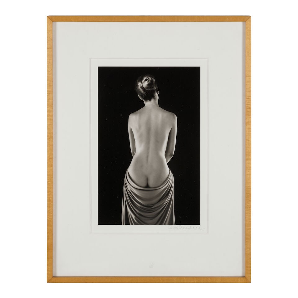 Ruth Bernhard (1905-2006); 'Draped Torso'; - 2