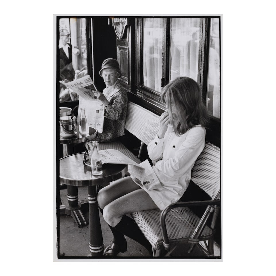 Henri Cartier-Bresson (1908-2004); Saint-Germain-des-Prés, Paris; - 2