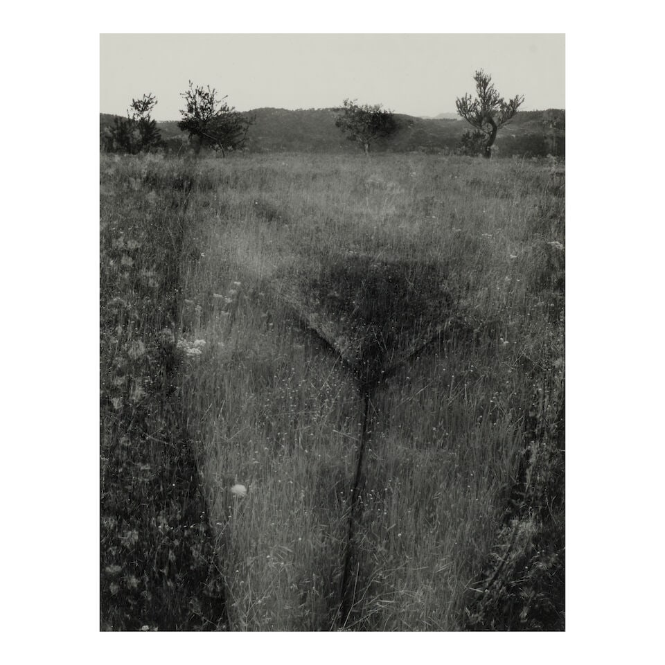 Harry Callahan (1912-1999); Eleanor, Aix-en-Provence, France;: Harry Callahan (1912-1999) Eleanor, Aix-en-Provence, France, 1958 Gelatin silver print; signed and annotated in pencil and a 'Popular Photography's/Invitation to Photography' stamp on the reverse, fra