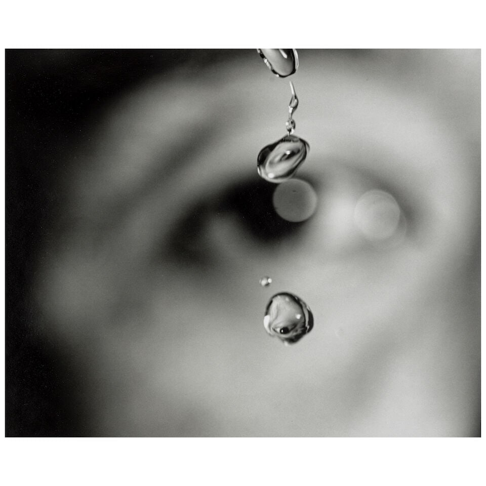 Susan Derges (born 1955); 'Untitled (eye)';: Susan Derges (born 1955) 'Untitled (eye)', 1991 Gelatin silver print; signed, titled, dated, and editioned '16/100' in pencil on the reverse. 11 5/8 x 14 1/8 in. (29.5 x 35.9 cm.) sheet 14 1/8 x 17 in