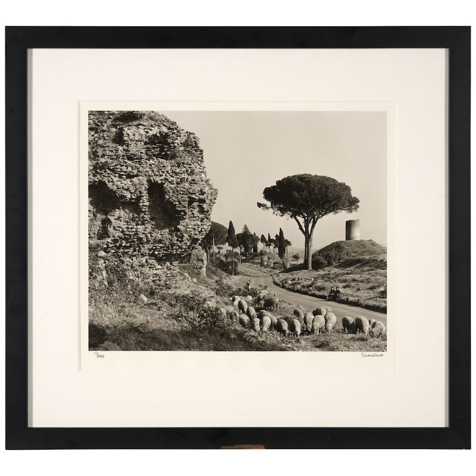 Alfred Eisenstaedt (1898-1995); The Appian Way outside of Rome, Italy; - 2