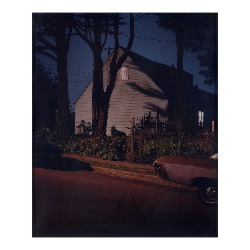 Todd Hido (born 1968); Untitled #2154-A (from 'House Hunting');: Todd Hido (born 1968) Untitled #2154-A (from 'House Hunting'), 1998 Chromogenic print; signed, dated, annotated 'untitled', and editioned '3/20' in ink on the reverse, framed. 24 x 19 7/8 in. (61 x 50