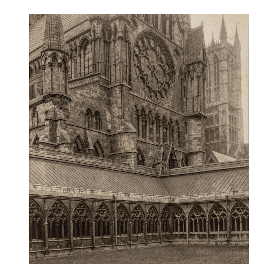 Frederick Henry Evans (1853-1943); Lincoln Cathedral - Cloisters and North Transept; (1 of 2)