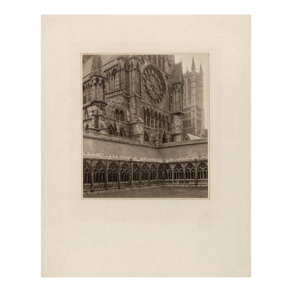 Frederick Henry Evans (1853-1943); Lincoln Cathedral - Cloisters and North Transept; - 2