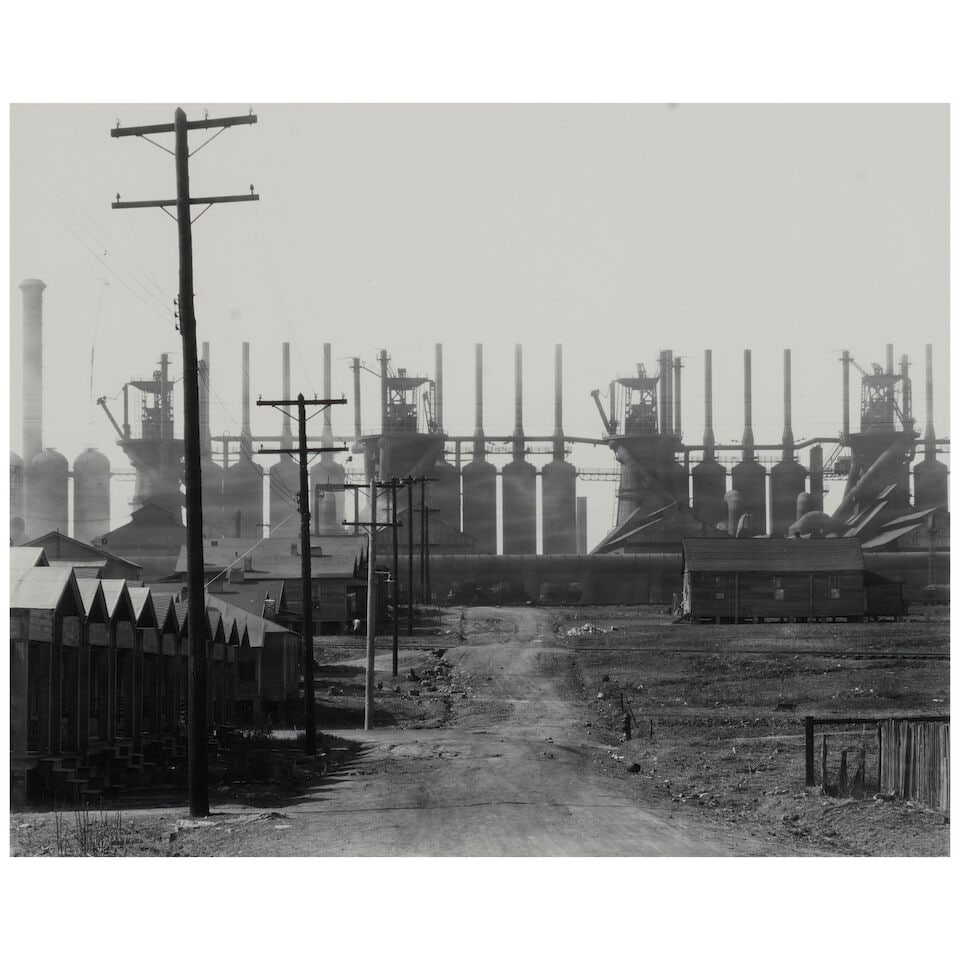 Walker Evans (1903-1975); Birmingham Steel Mill and Workers' Houses (from the portfolio 'Walker ... (1 of 2)