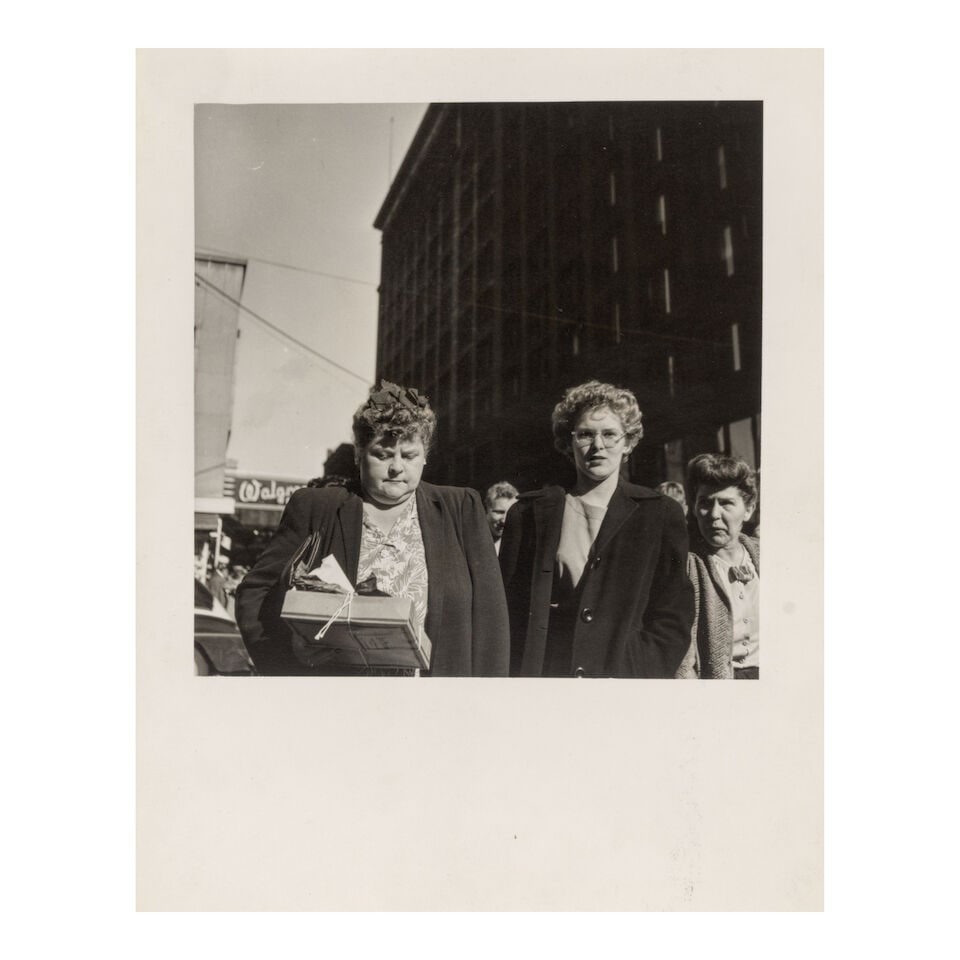 Walker Evans (1903-1975); Shoppers (Corner of State and Randolph Streets, Chicago); - 2