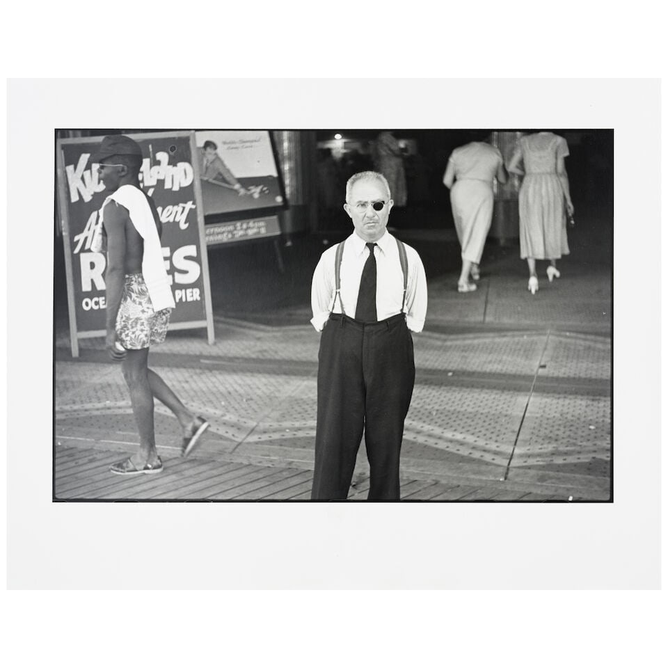Louis Faurer (1916-2001); 'Atlantic City Boardwalk, N.J.'; - 2