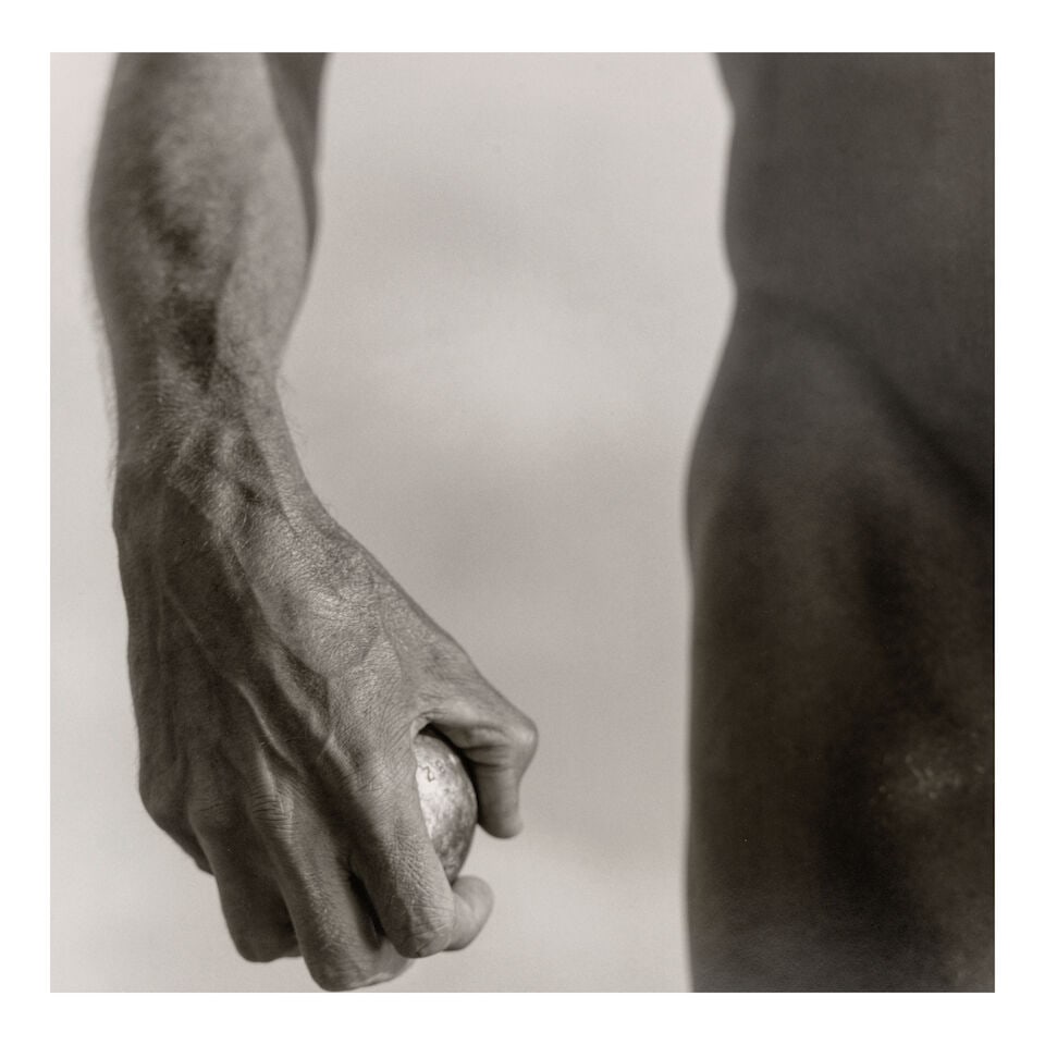 Mona Kuhn (born 1969); ''Tom's petanque, gravity II''; (1 of 2)