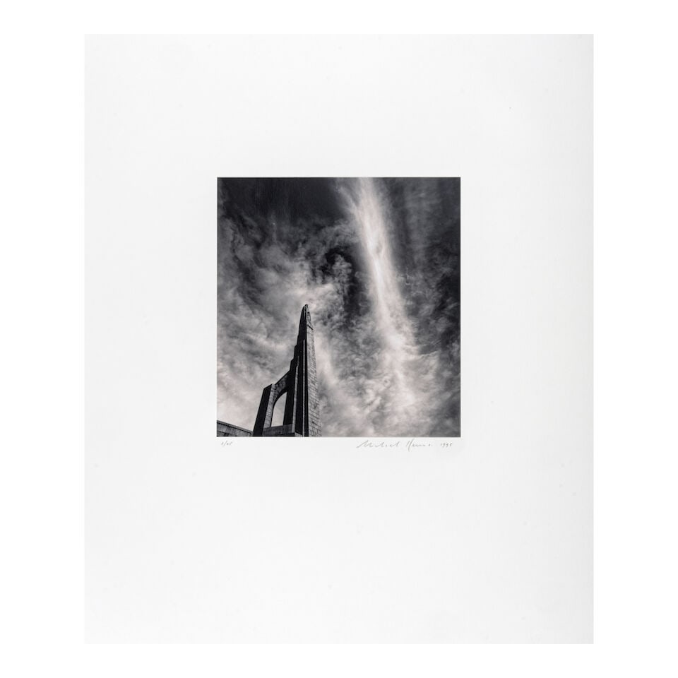 Michael Kenna (born 1953); 'Guardian, Pont de la Tournelle, Paris, France'; - 2