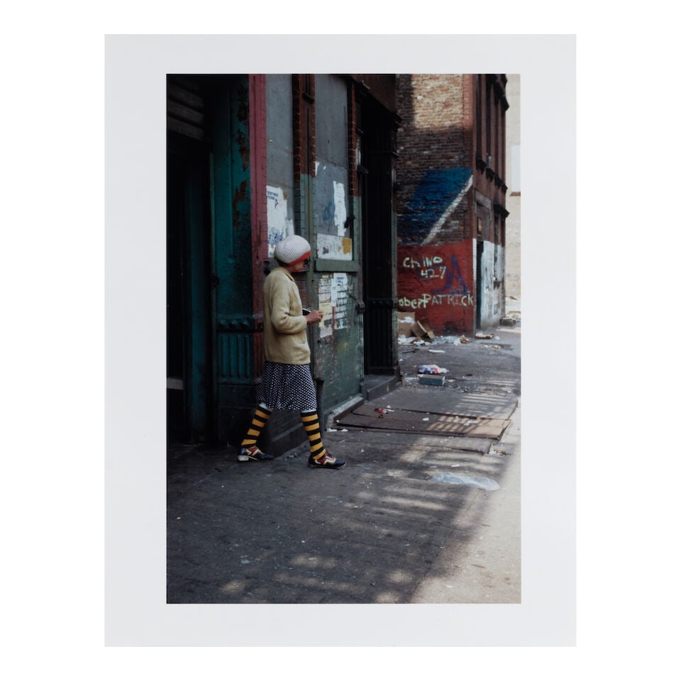 Helen Levitt (1913-2009); New York City (from the portfolio 'By and About Women'); - 2