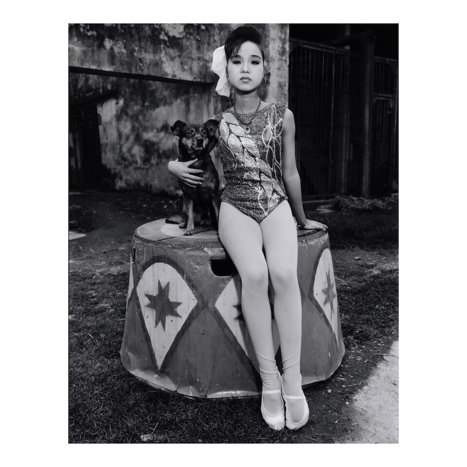 Mary Ellen Mark (1940-2015); 'Acrobat with Dog, Hanoi' (from the portfolio 'By and About Women'); (1 of 2)