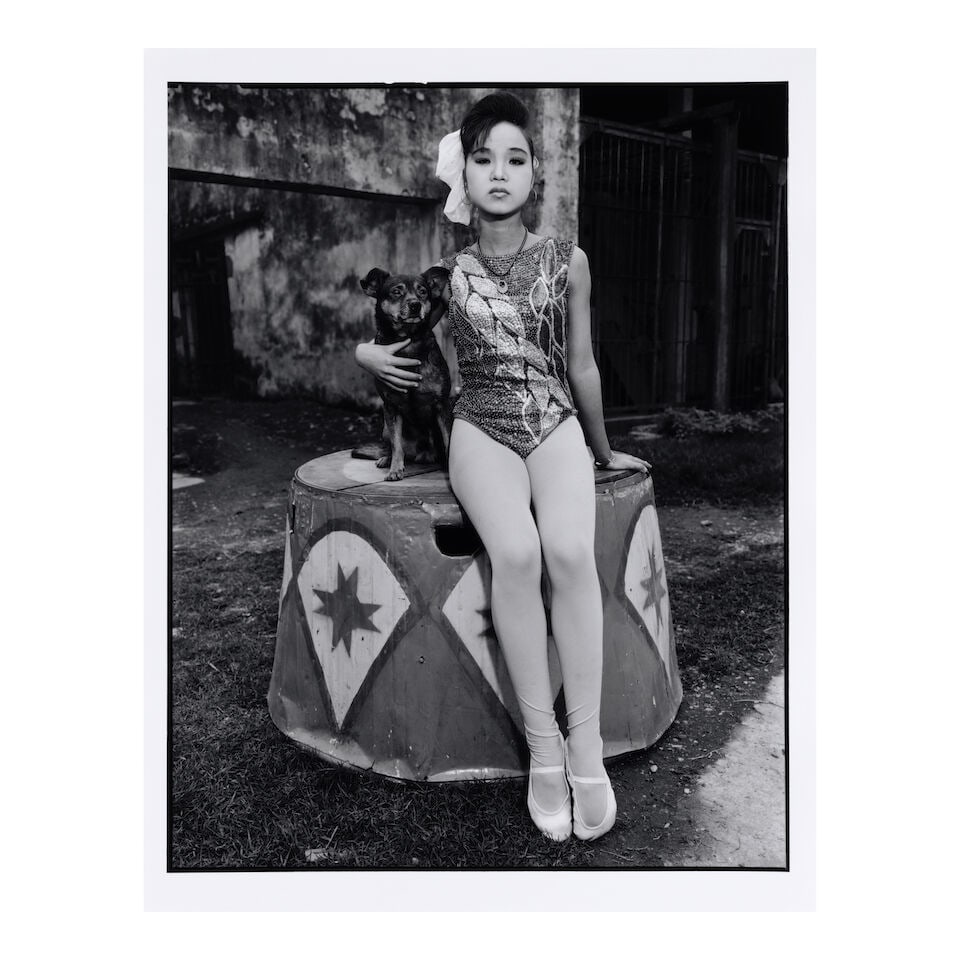 Mary Ellen Mark (1940-2015); 'Acrobat with Dog, Hanoi' (from the portfolio 'By and About Women'); - 2