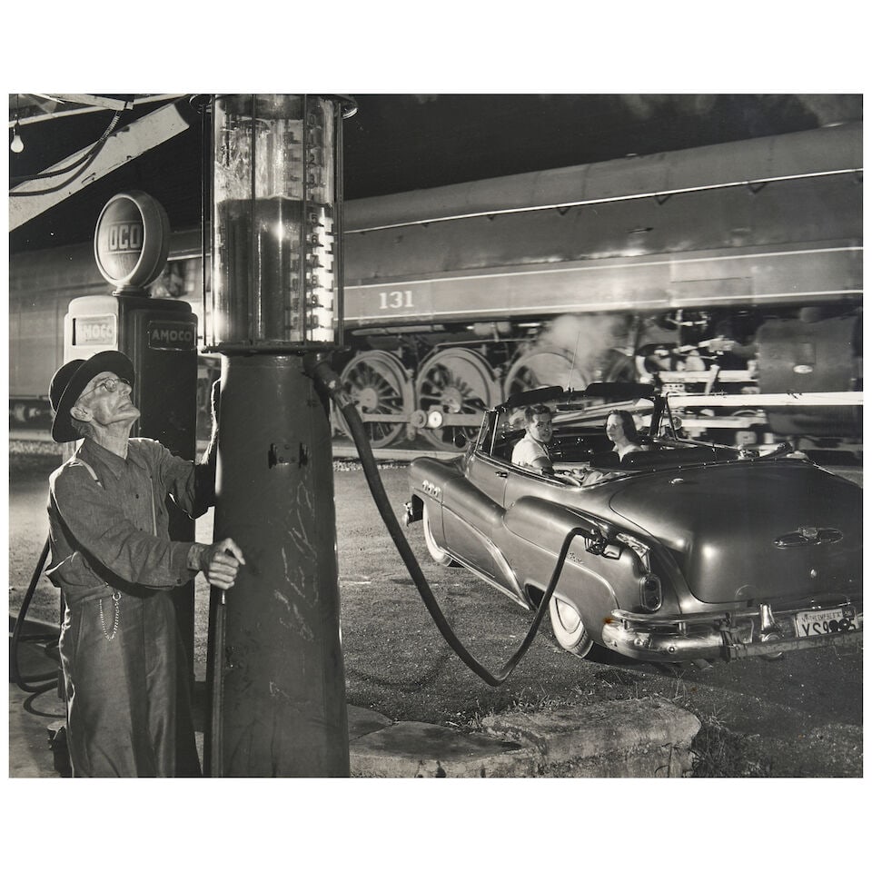 O. Winston Link (1914-2001); Sometimes the Electricity Fails, Vesuvius, Virginia; (1 of 3)