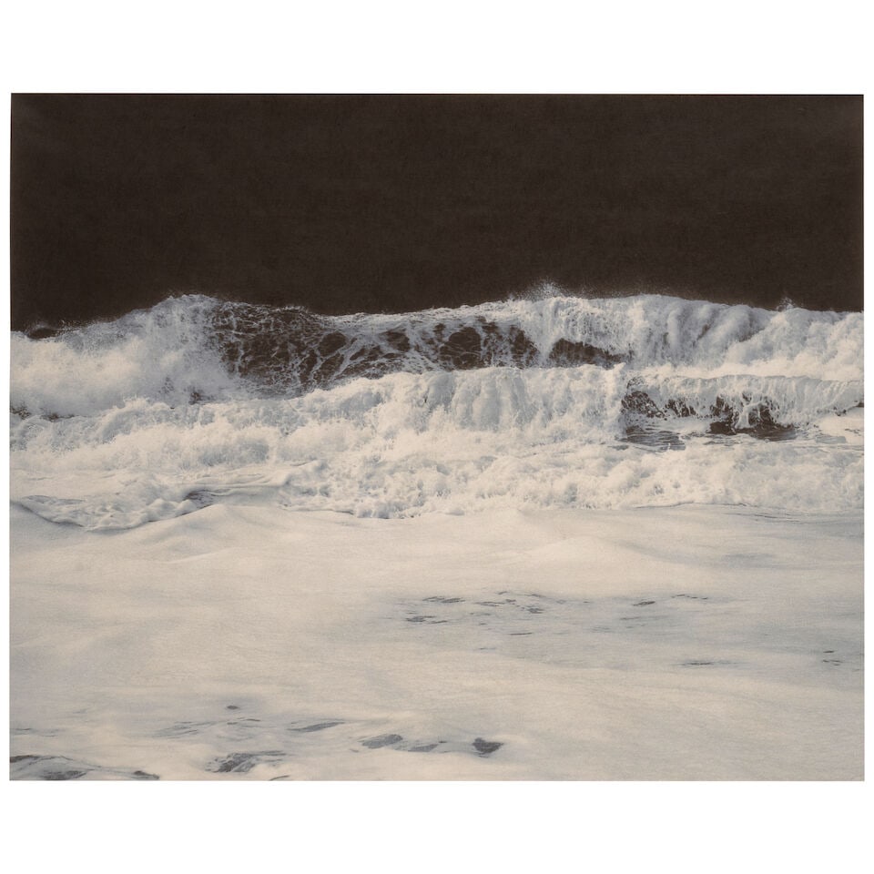 Clifford Ross (born 1952); Hurricane XXIV;: Clifford Ross (born 1952) Hurricane XXIV, 2001 Archival pigment print on handmade mulberry paper; framed, a Sonnabend Gallery label and the photographer's label, signed in ink, on the reverse; this wo