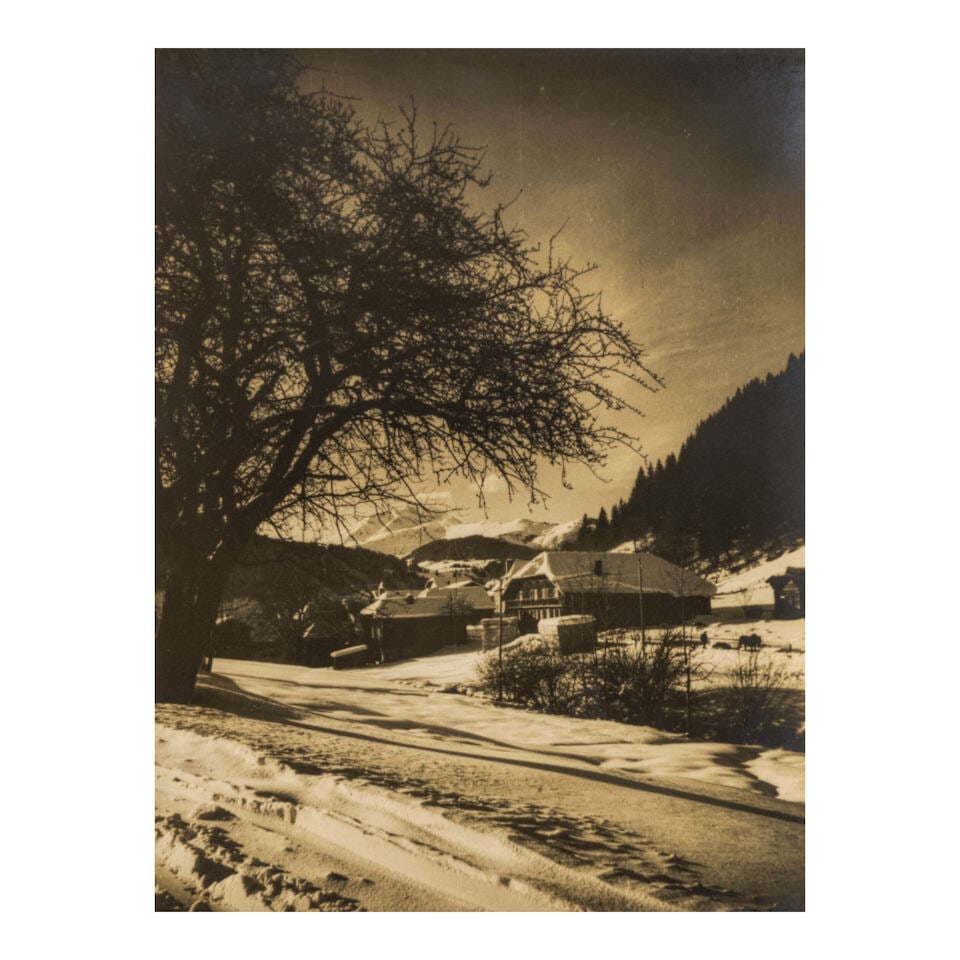 Charles Sheeler (1883-1965); 'Winter';: Charles Sheeler (1883-1965) 'Winter', 1932 Gelatin silver print; mounted, signed, titled, and dated in pencil on the mount, annotated in pencil on the reverse. 9 3/4 x 7 3/8 in. (24.8 x 18.7 cm.) moun