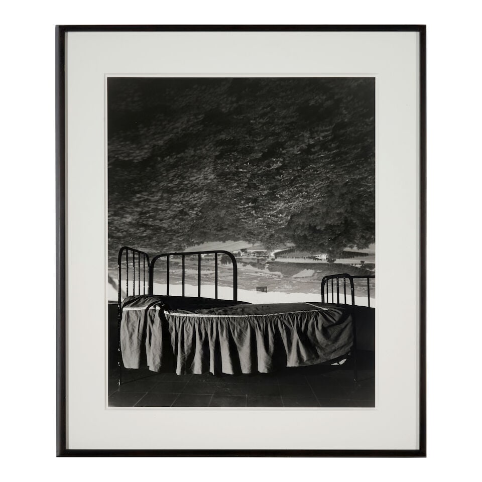 Abelardo Morell (born 1948); Camera Obscura: Umbrian Landscape Over Bed; - 2