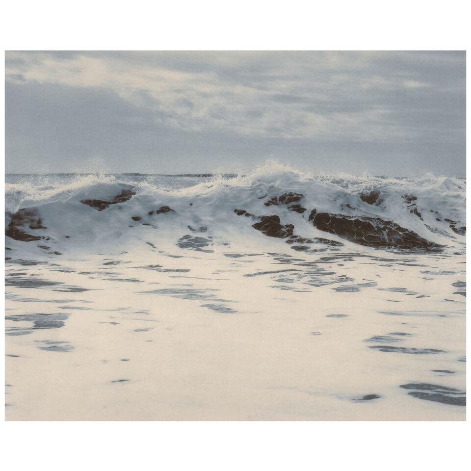Clifford Ross (born 1952); Hurricane XIV;: Clifford Ross (born 1952) Hurricane XIV, 2001 Archival pigment print on handmade mulberry paper; framed, a Sonnabend gallery label and the photographer's label, signed in ink, on the reverse; this wor