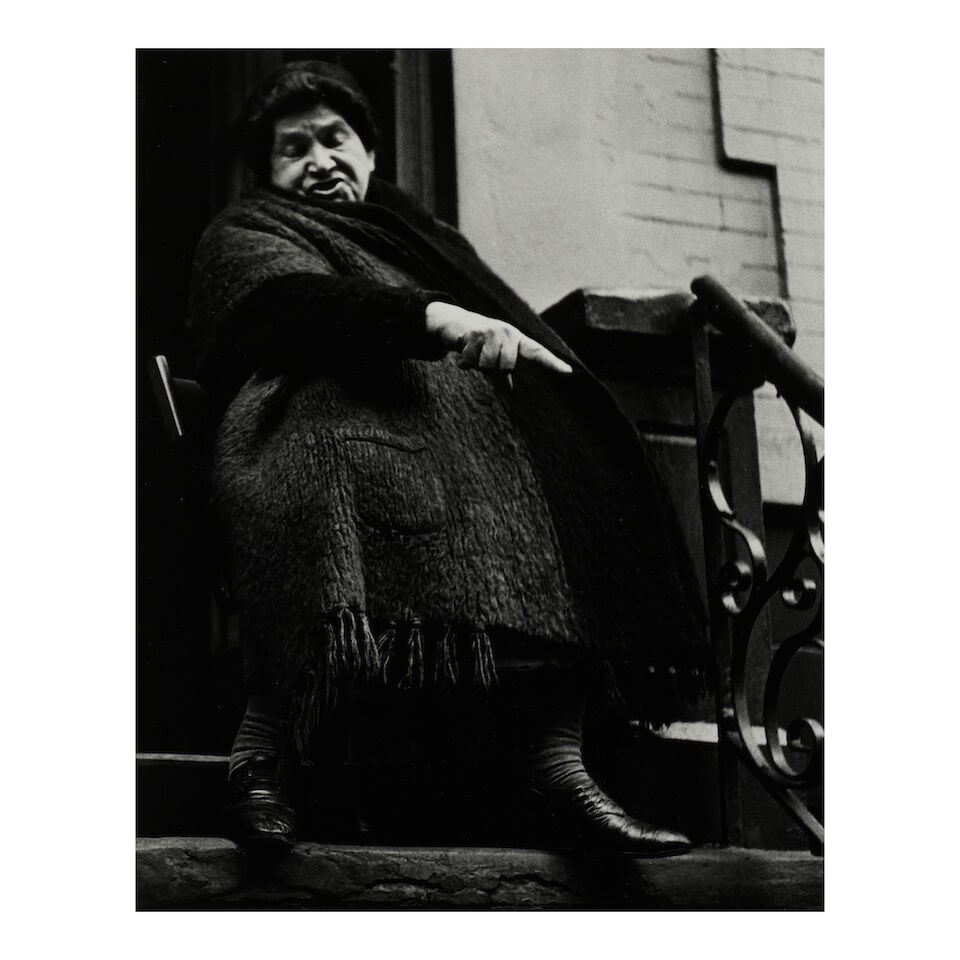 Lisette Model (1901-1983); Woman with shawl, New York City (from the portfolio 'Twelve Photograp... (1 of 2)