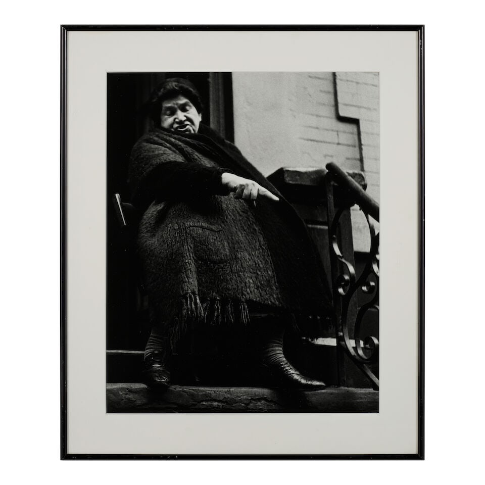 Lisette Model (1901-1983); Woman with shawl, New York City (from the portfolio 'Twelve Photograp... - 2
