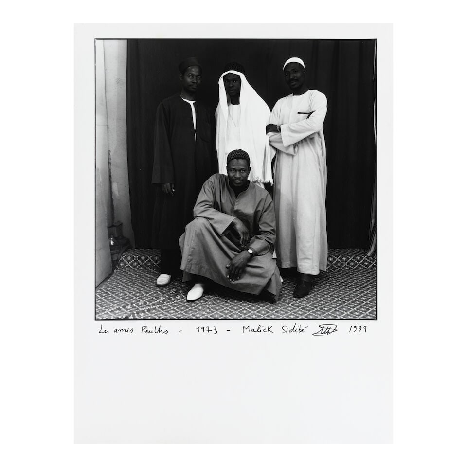 Malick Sidibé (1935-2016); 'Les amis Peulhs'; - 2