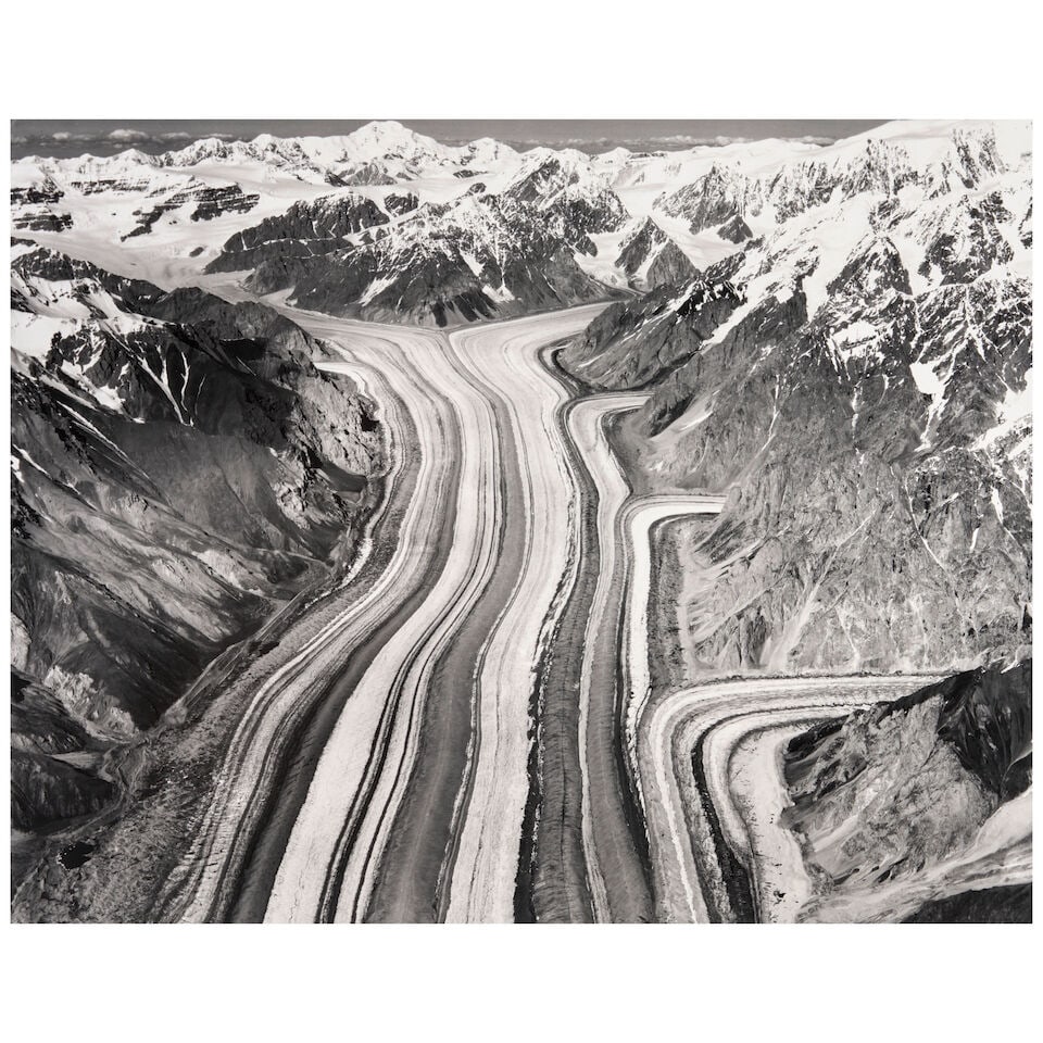 Bradford Washburn (1910-2007); The Barnard Glacier and Mount Natazhat from the South (Wrangell M... - 3