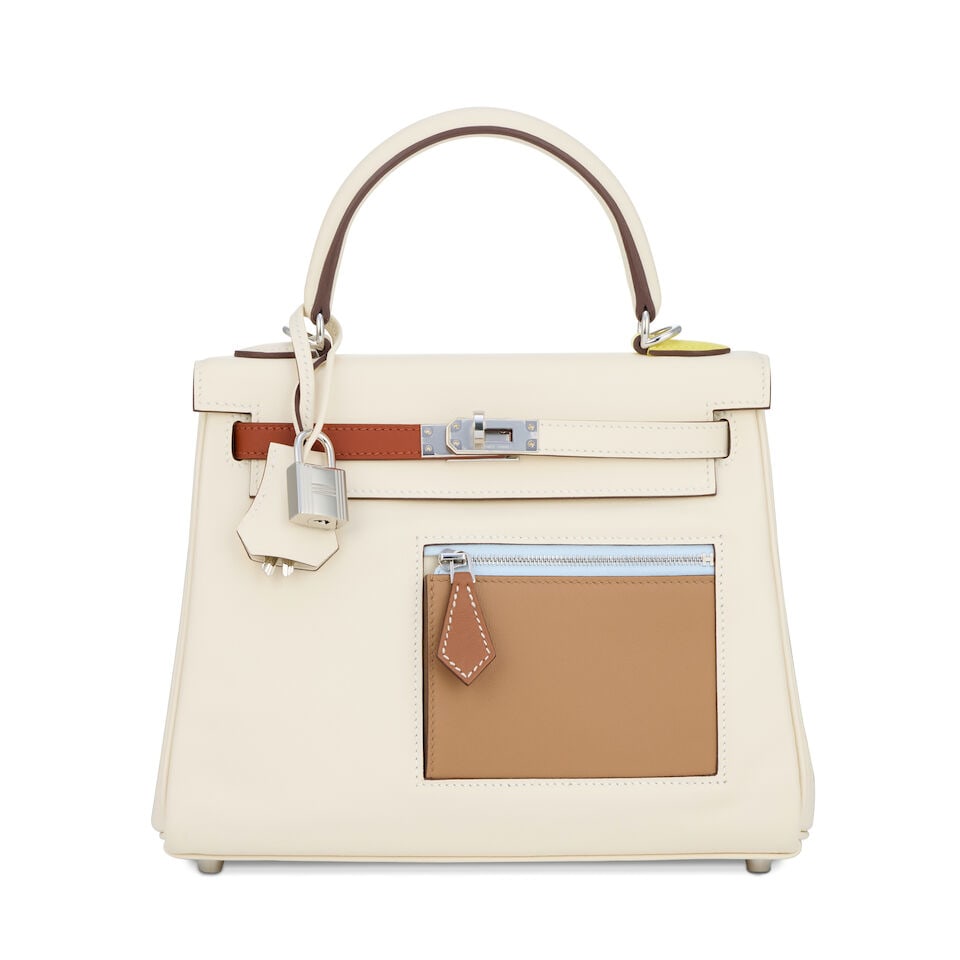 Hermès: a Colormatic Retourne Kelly 25 Limited edition 2023 (includes padlock, keys, cloche... - 3