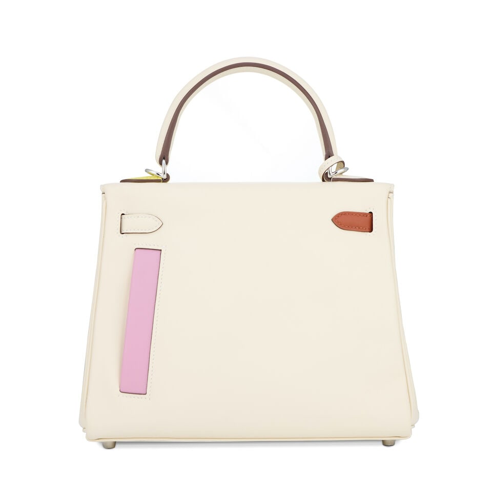 Hermès: a Colormatic Retourne Kelly 25 Limited edition 2023 (includes padlock, keys, cloche... - 5