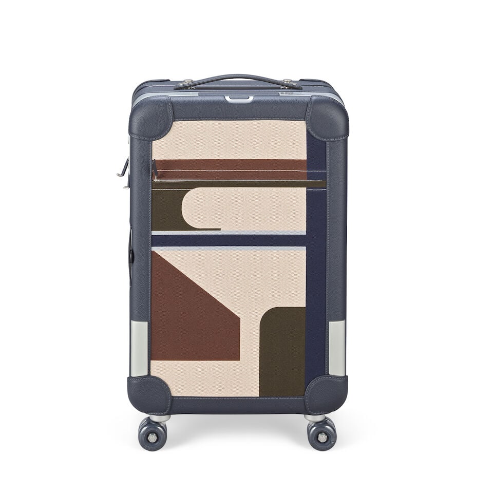 Hermès: a Bleu Indigo R.M.S Cabin Suitcase (includes toile suitcase cover, original packagi... - 2