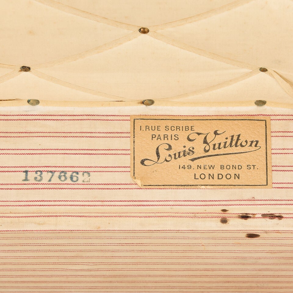 Louis Vuitton: a Monogram High Trunk c.1905 - 3